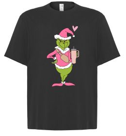 Футболка Оверсайз Grinch pink