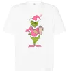 Футболка Оверсайз Grinch pink Білий фото