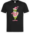 Чоловіча футболка Grinch pink Чорний Чоловіча футболка Grinch pink Чорний фото