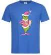 Чоловіча футболка Grinch pink Яскраво-синій Чоловіча футболка Grinch pink Яскраво-синій фото