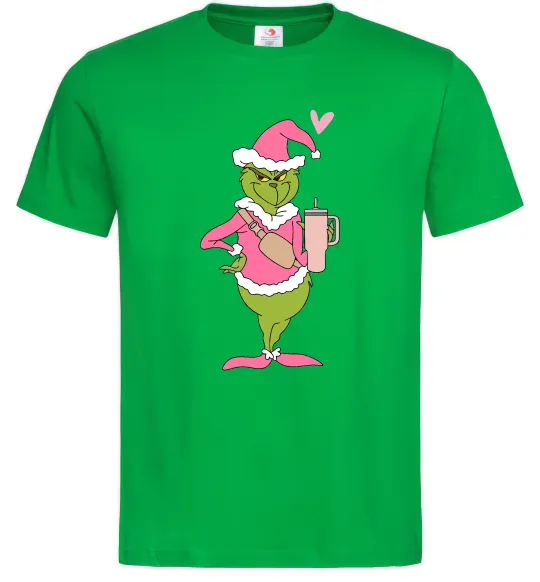 Чоловіча футболка Grinch pink Зелений фото