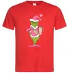 Чоловіча футболка Grinch pink Червоний Чоловіча футболка Grinch pink Червоний фото