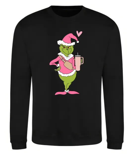Свитшот Grinch pink Черный фото