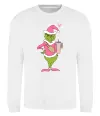 Свитшот Grinch pink Белый фото