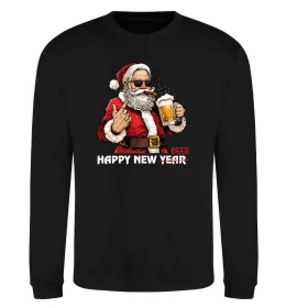 Свитшот Happy New Beer Черный фото