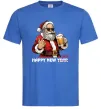 Мужская футболка Happy New Beer Ярко-синий фото