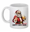 Чашка керамическая Happy New Beer Белый Чашка керамическая Happy New Beer Белый фото