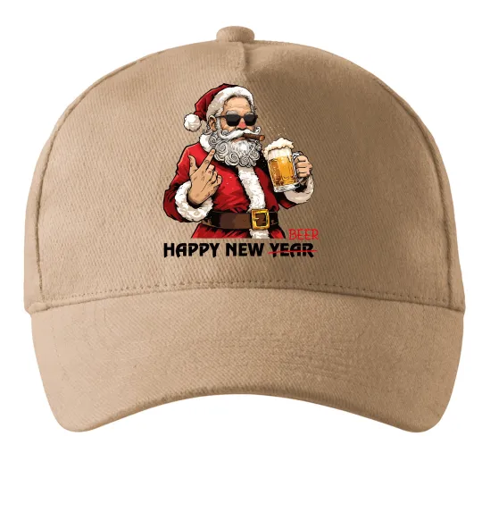 Кепка Happy New Beer Пісочний фото