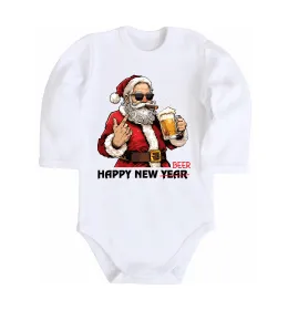 Детский боди Happy New Beer Белый фото