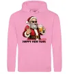 Чоловіча толстовка (худі) Happy New Beer Рожевий фото
