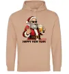 Мужская толстовка (худи) Happy New Beer Песочный фото