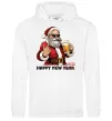 Женская толстовка (худи) Happy New Beer Белый фото