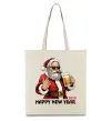 Еко-сумка Happy New Beer Бежевий Еко-сумка Happy New Beer Бежевий фото