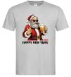 Мужская футболка Happy New Beer Серый фото
