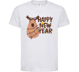 Детская футболка Новорічна капібара