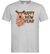 Чоловіча футболка Новорічна капібара Сірий фото