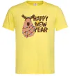 Чоловіча футболка Новорічна капібара Лимонний фото