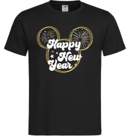 Мужская футболка Happy New Year Mickey