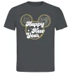 Чоловіча футболка Happy New Year Mickey Графіт фото