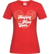 Жіноча футболка Happy New Year Mickey Червоний фото