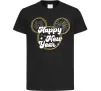 Дитяча футболка Happy New Year Mickey Чорний фото