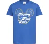 Дитяча футболка Happy New Year Mickey Яскраво-синій фото
