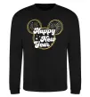 Свитшот Happy New Year Mickey Черный фото