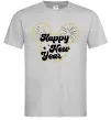 Чоловіча футболка Happy New Year Mickey Сірий фото