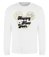 Світшот Happy New Year Mickey Білий фото