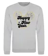 Світшот Happy New Year Mickey Сірий меланж фото