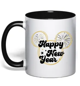 Чашка з кольоровою ручкою