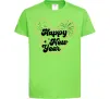 Дитяча футболка Happy New Year Mickey Лаймовий фото