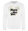 Свитшот Happy New Year Mickey Белый фото