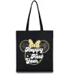 Еко-сумка Happy New Year Minnie Чорний фото