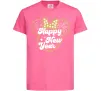 Дитяча футболка Happy New Year Minnie Яскраво-рожевий фото