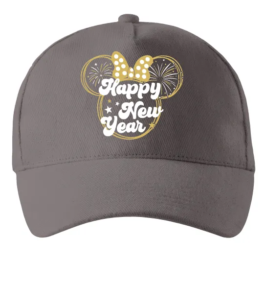 Кепка Happy New Year Minnie Серый фото