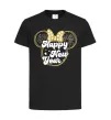 Детская футболка Happy New Year Minnie Черный фото