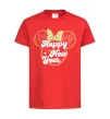 Детская футболка Happy New Year Minnie Красный фото