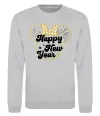 Свитшот Happy New Year Minnie Серый меланж фото