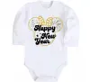 Детский боди Happy New Year Minnie Белый фото