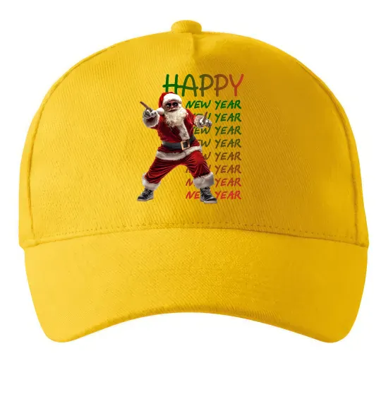 Кепка Santa dancing Солнечно желтый фото