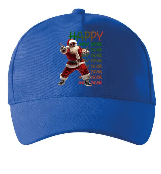 Кепка Santa dancing Ярко-синий фото