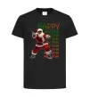 Детская футболка Santa dancing Черный фото