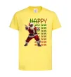 Детская футболка Santa dancing Лимонный фото