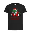 Детская футболка Йода Christmas Merry Черный фото
