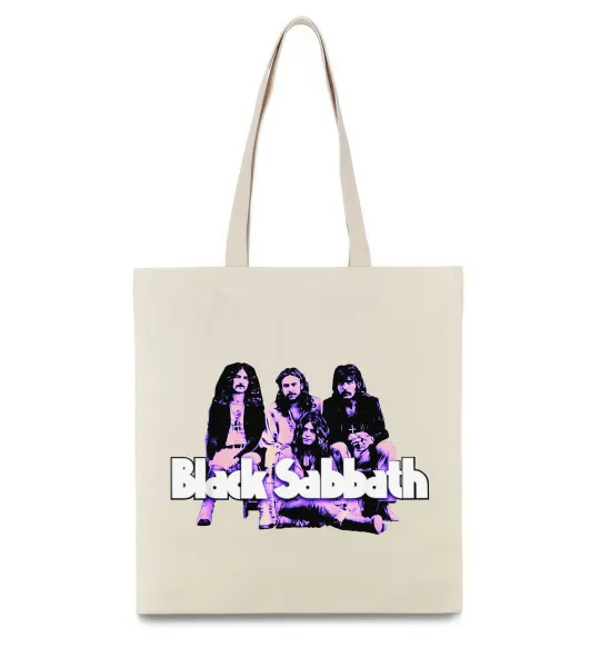 Эко-сумка Black Sabbath band Бежевый фото