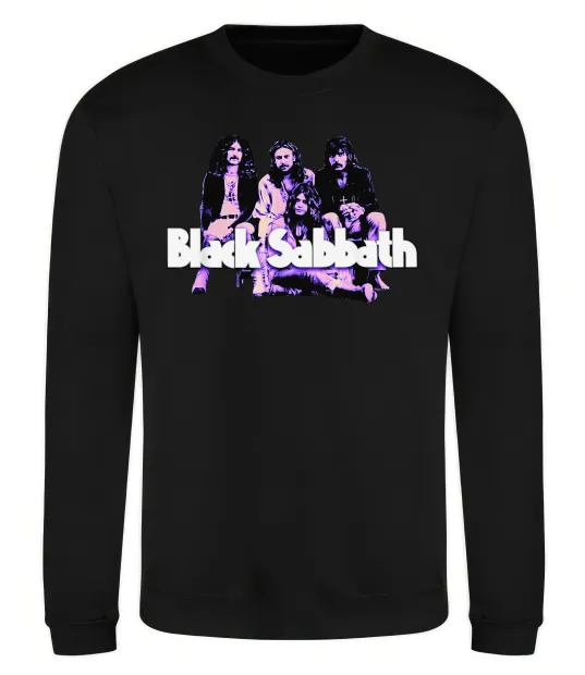 Свитшот Black Sabbath band Черный фото