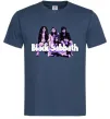 Чоловіча футболка Black Sabbath band Темно-синій фото