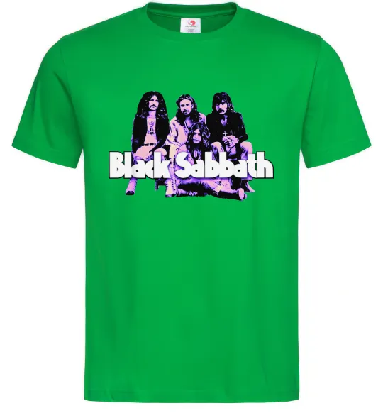 Чоловіча футболка Black Sabbath band Зелений фото
