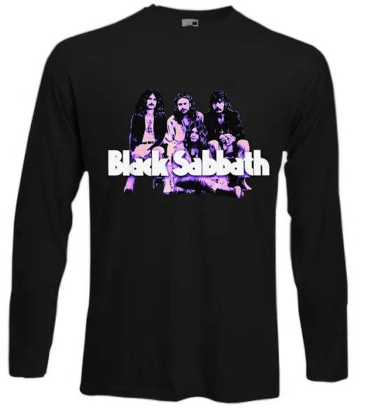 Лонгслів Black Sabbath band Чорний фото